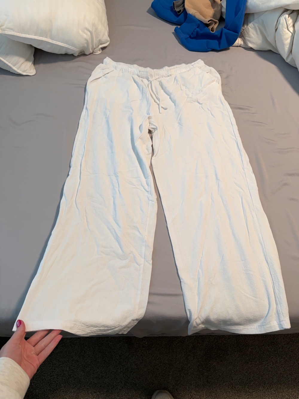 Pacsun white linen pants